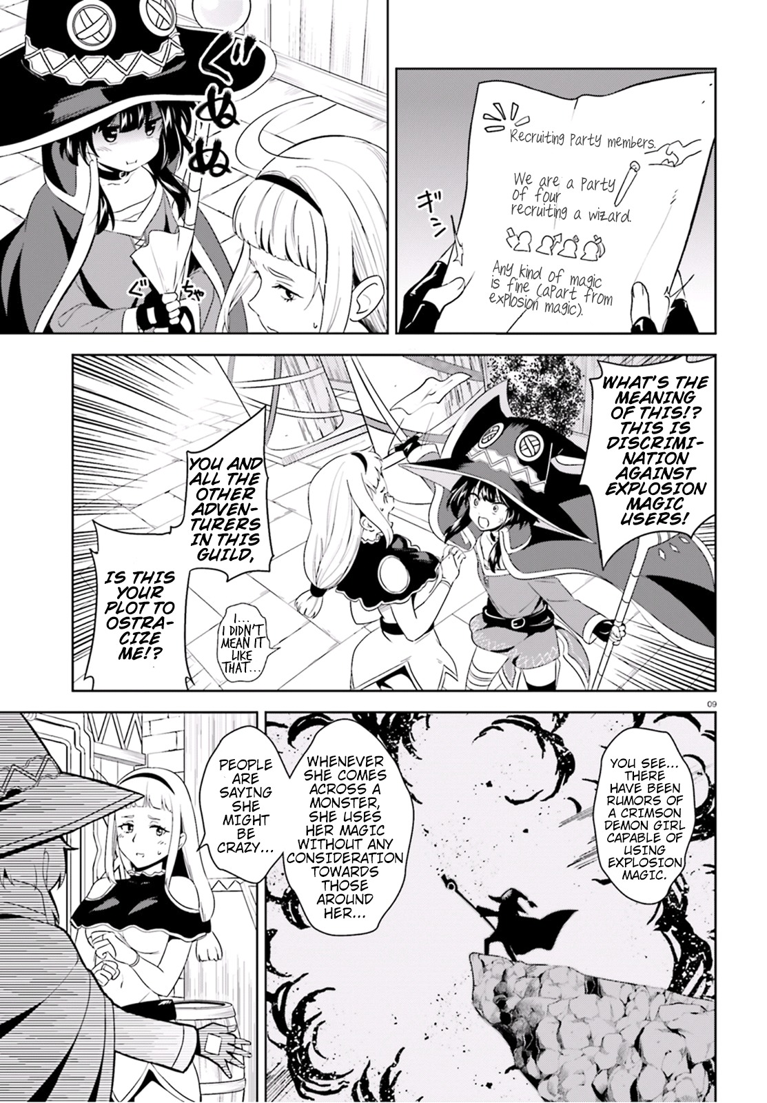 Kono Subarashii Sekai ni Bakuen wo! Chapter 16 page 9 - Chapter 16: Party Members for This Explosion Girl!