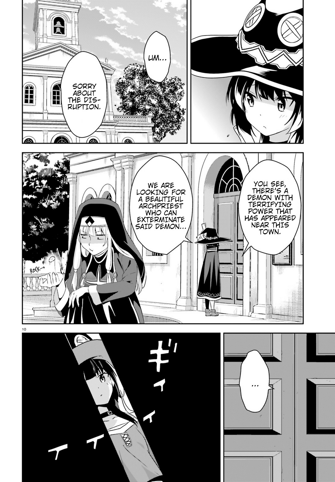 Kono Subarashii Sekai ni Bakuen wo! Chapter 18 page 10 - Chapter 18: Priest Searching With This Wild Holy Woman!