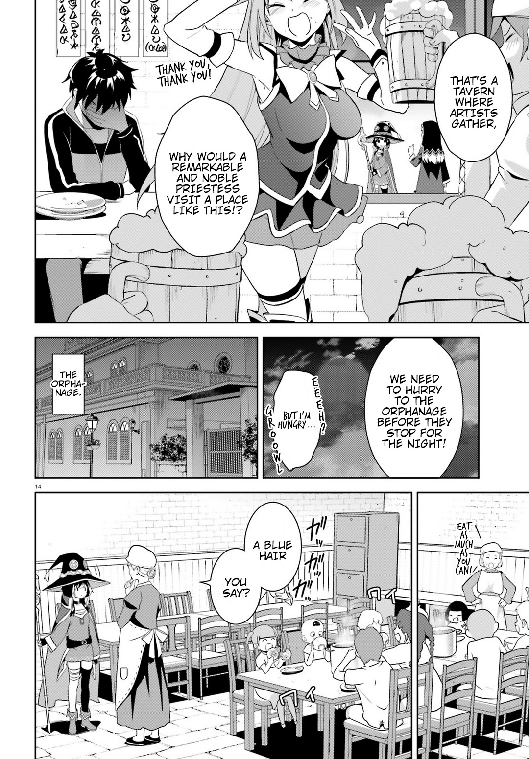 Kono Subarashii Sekai ni Bakuen wo! Chapter 18 page 14 - Chapter 18: Priest Searching With This Wild Holy Woman!