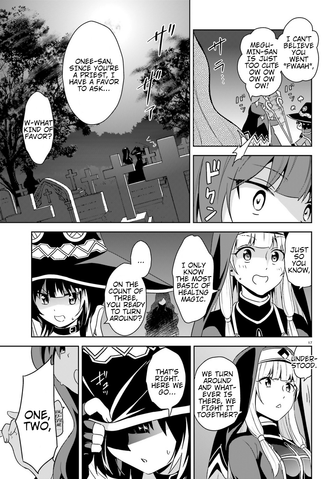 Kono Subarashii Sekai ni Bakuen wo! Chapter 18 page 17 - Chapter 18: Priest Searching With This Wild Holy Woman!