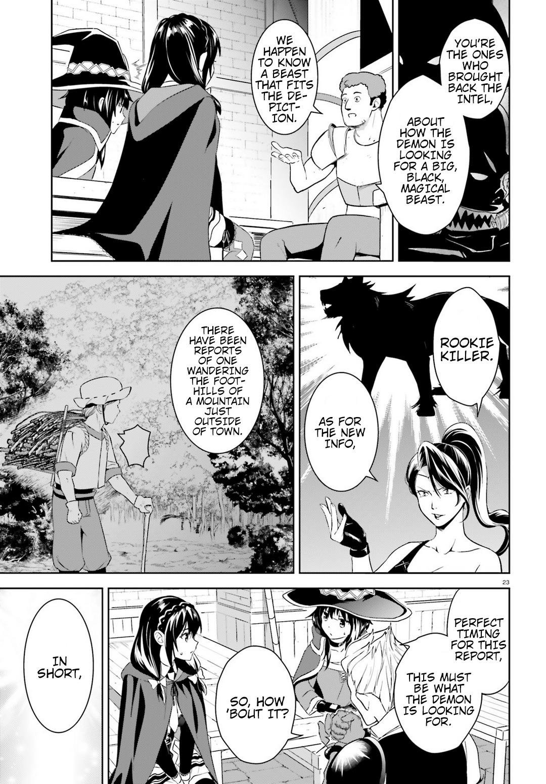 Kono Subarashii Sekai ni Bakuen wo! Chapter 18 page 23 - Chapter 18: Priest Searching With This Wild Holy Woman!