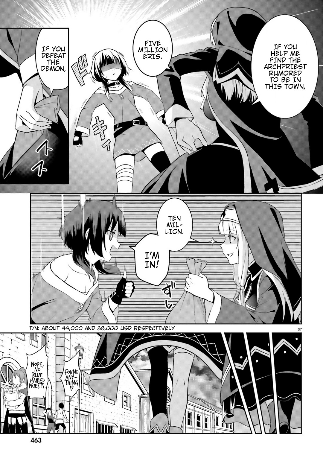 Kono Subarashii Sekai ni Bakuen wo! Chapter 18 page 7 - Chapter 18: Priest Searching With This Wild Holy Woman!