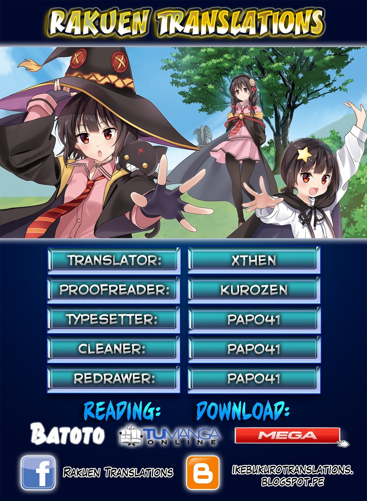 Kono Subarashii Sekai ni Bakuen wo! Chapter 3 page 1 - Chapter 3: The Forest Demons