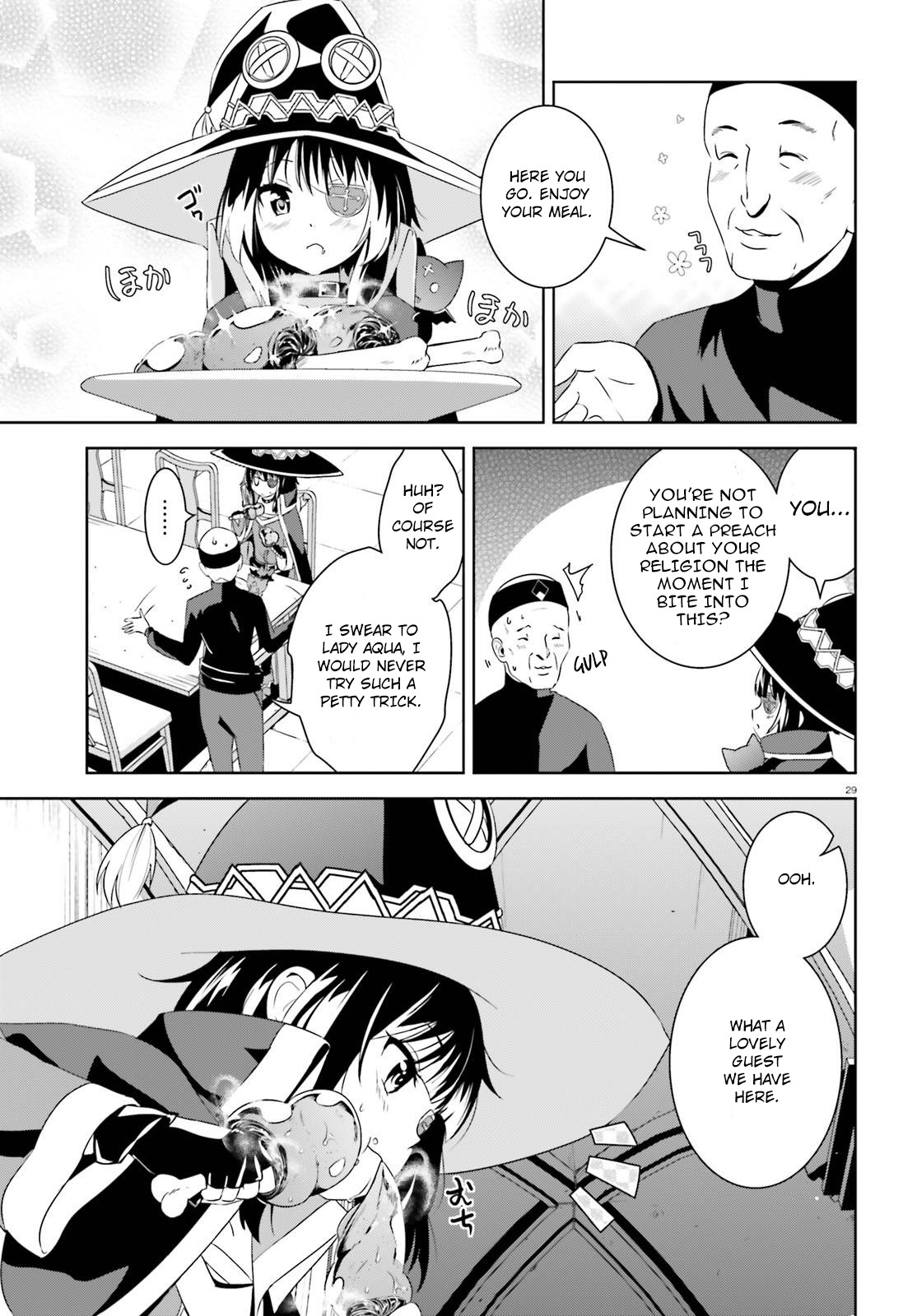 Kono Subarashii Sekai ni Bakuen wo! Chapter 9 page 28 - Chapter 9: A Loving Hand To This Lonely Master!