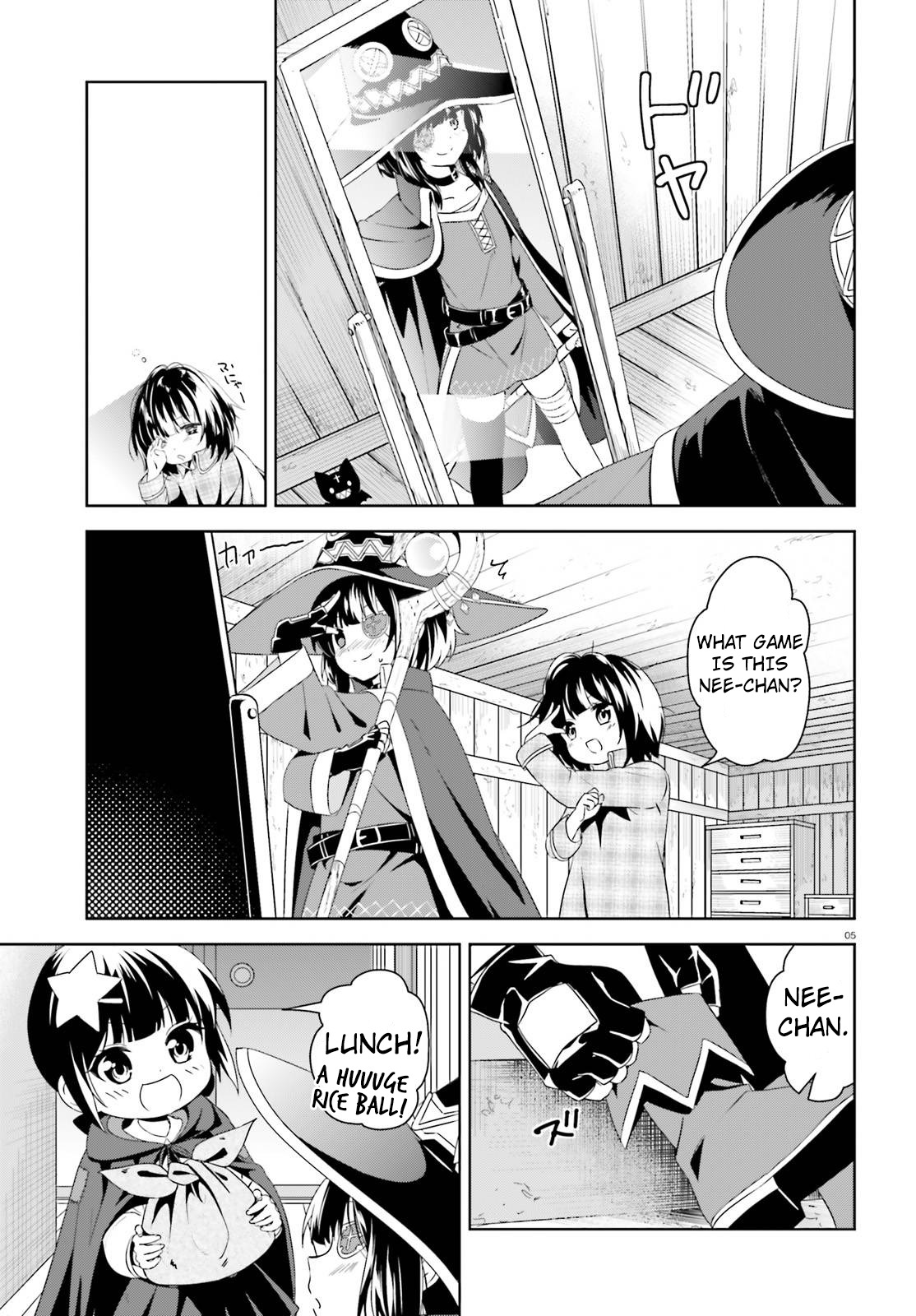 Kono Subarashii Sekai ni Bakuen wo! Chapter 9 page 5 - Chapter 9: A Loving Hand To This Lonely Master!
