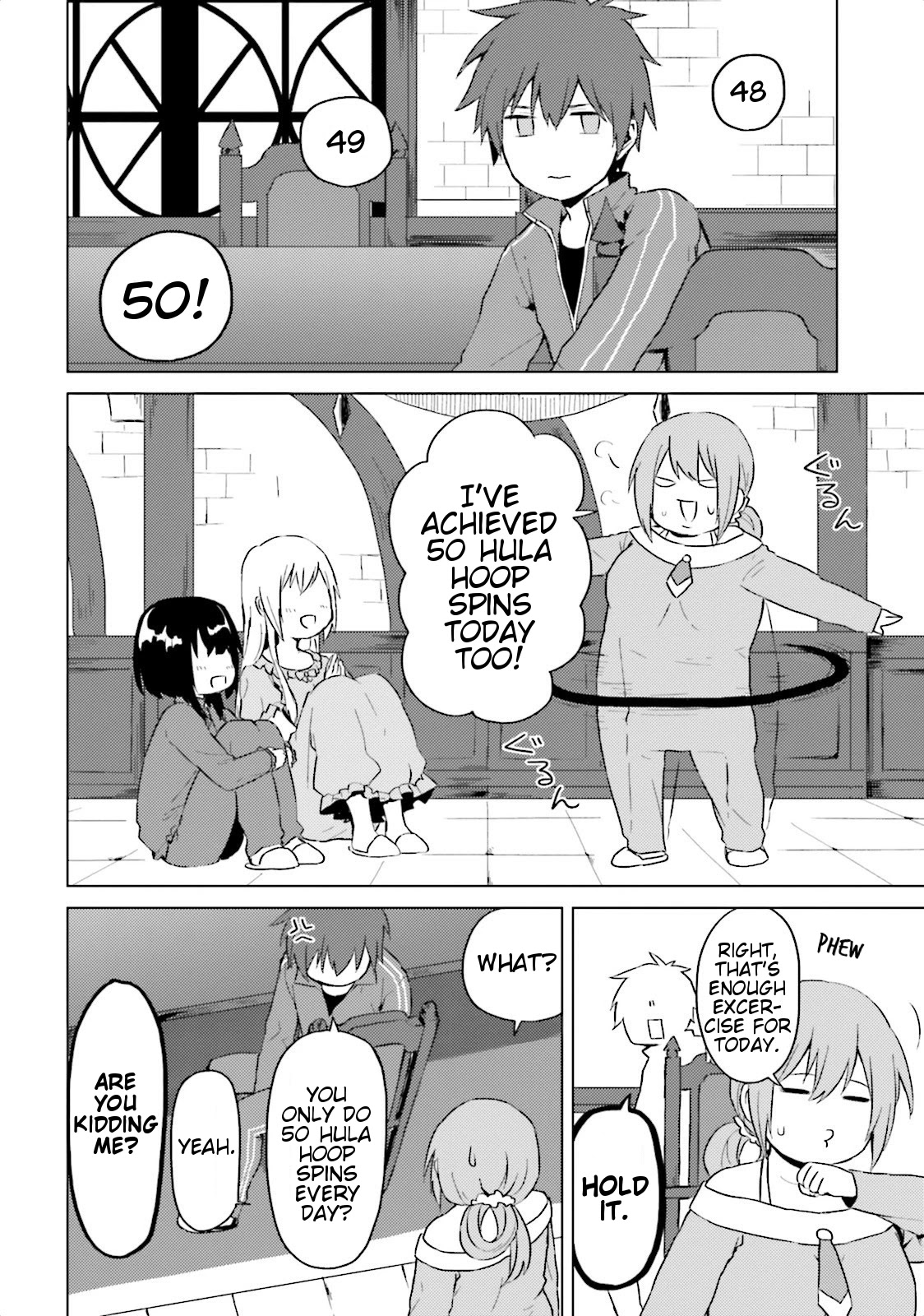 Kono Subarashii Sekai ni Nichijou wo! Chapter 10 page 4 - Chapter 10: Exercise In This Everyday Life!