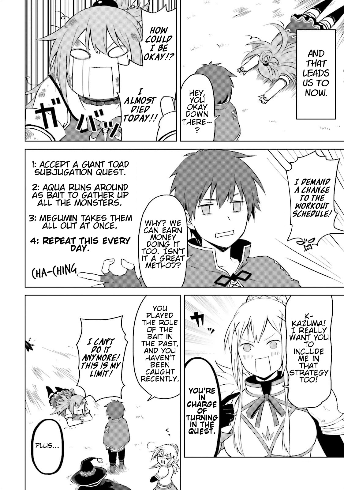 Kono Subarashii Sekai ni Nichijou wo! Chapter 10 page 6 - Chapter 10: Exercise In This Everyday Life!