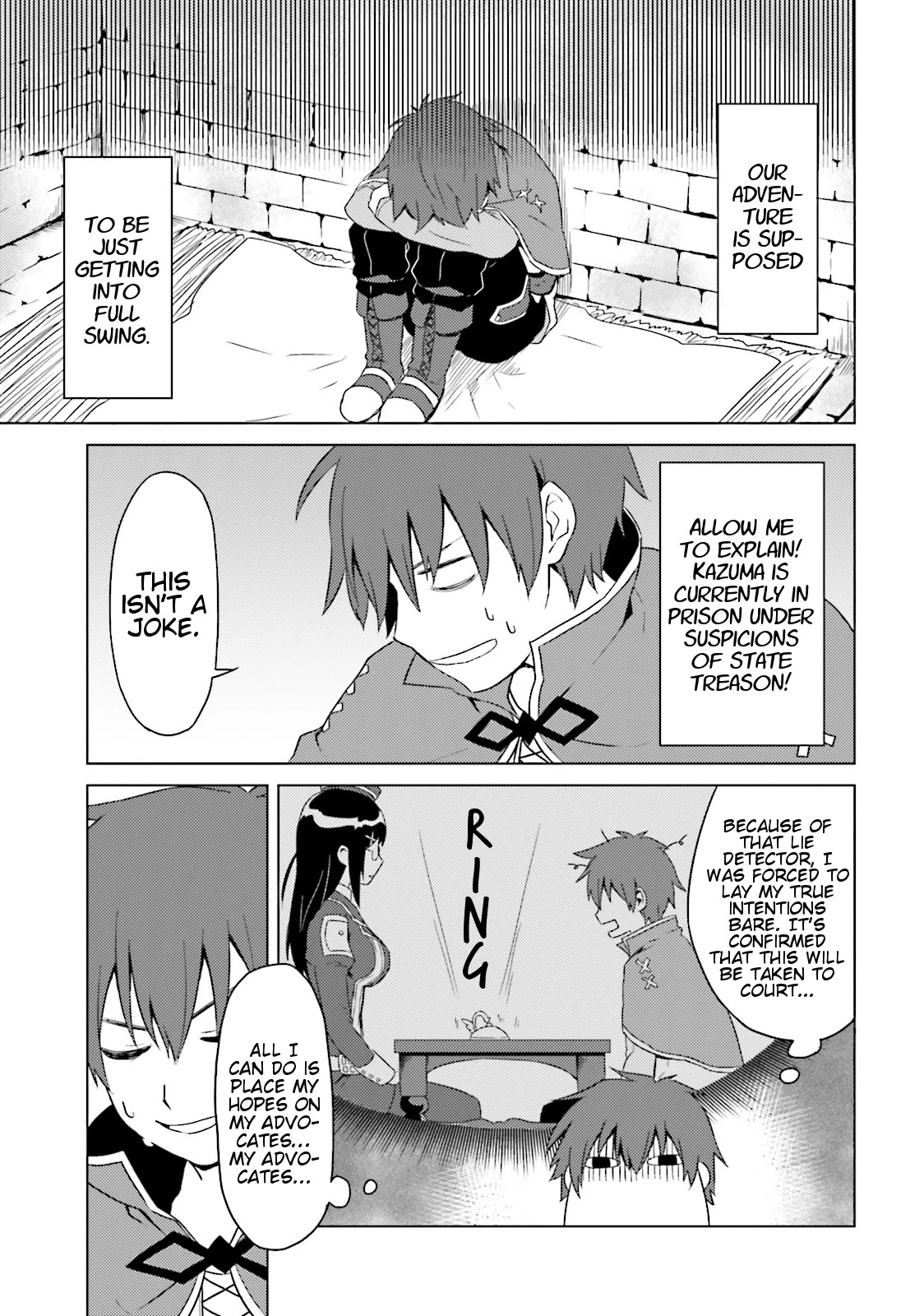 Kono Subarashii Sekai ni Nichijou wo! Chapter 11 page 3 - Chapter 11: A Trial in this Everyday Life!