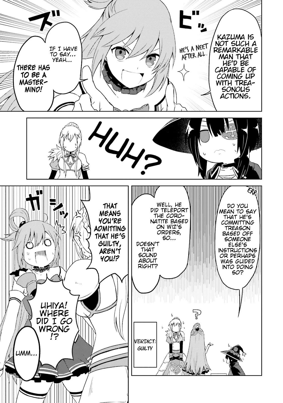 Kono Subarashii Sekai ni Nichijou wo! Chapter 11 page 9 - Chapter 11: A Trial in this Everyday Life!