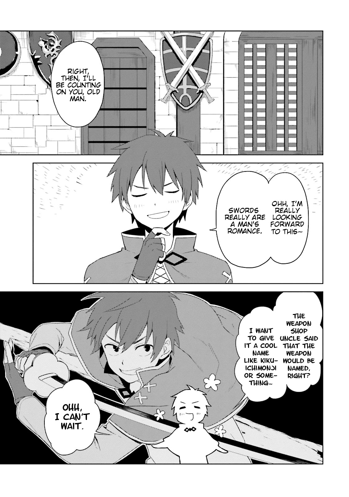 Kono Subarashii Sekai ni Nichijou wo! Chapter 13 page 1 - Chapter 13: Koi In This Everyday Life!