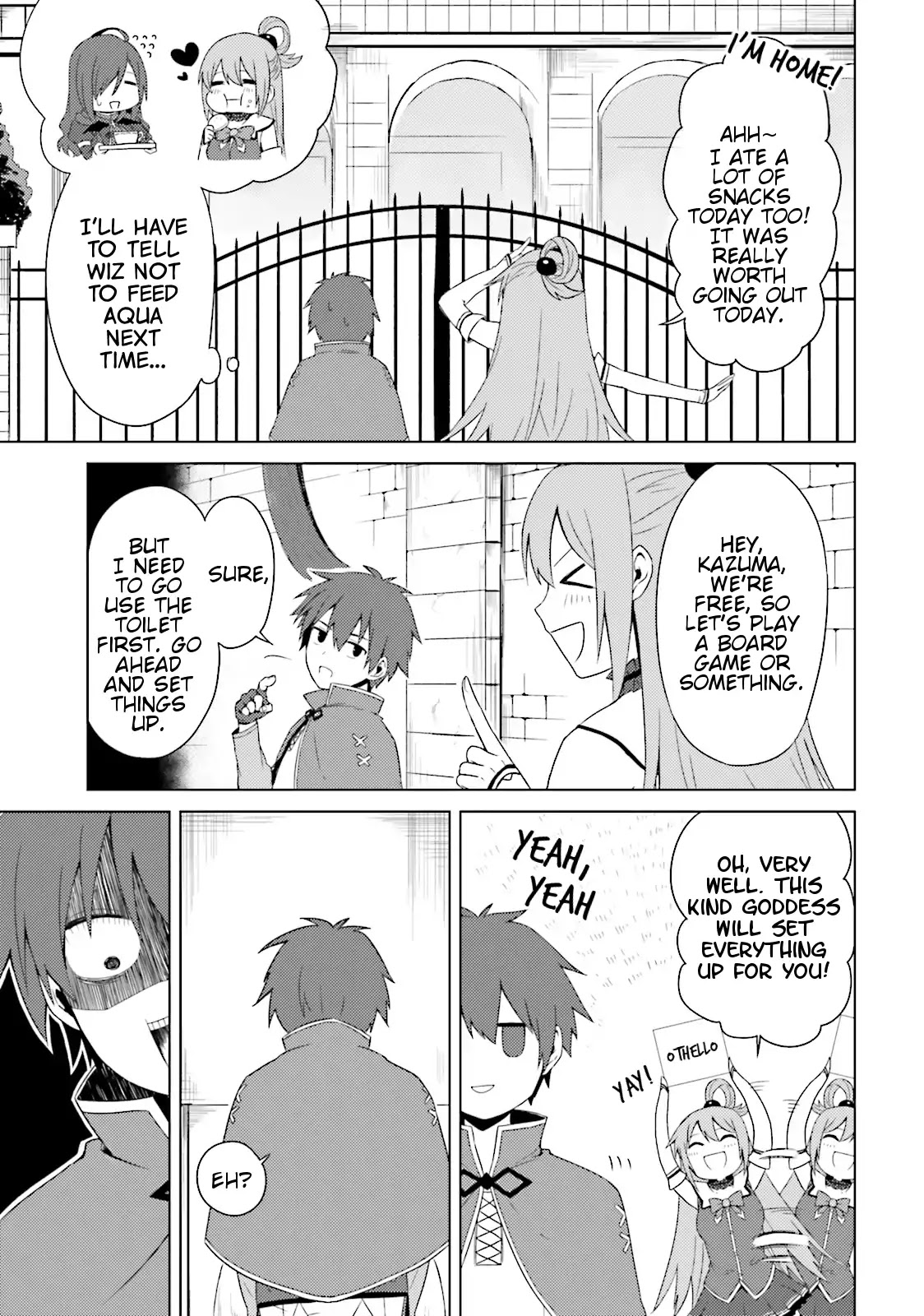 Kono Subarashii Sekai ni Nichijou wo! Chapter 15 page 1 - Chapter 15: A Kazuma-san in This Everyday Life!