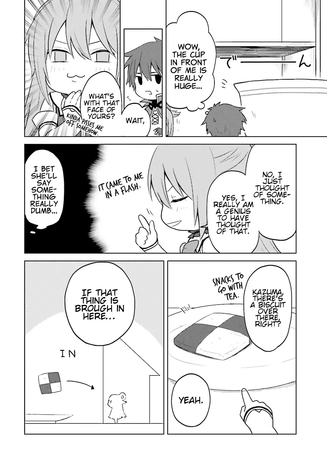 Kono Subarashii Sekai ni Nichijou wo! Chapter 17 page 6 - Chapter 17: A Small Person In This Everyday Life!