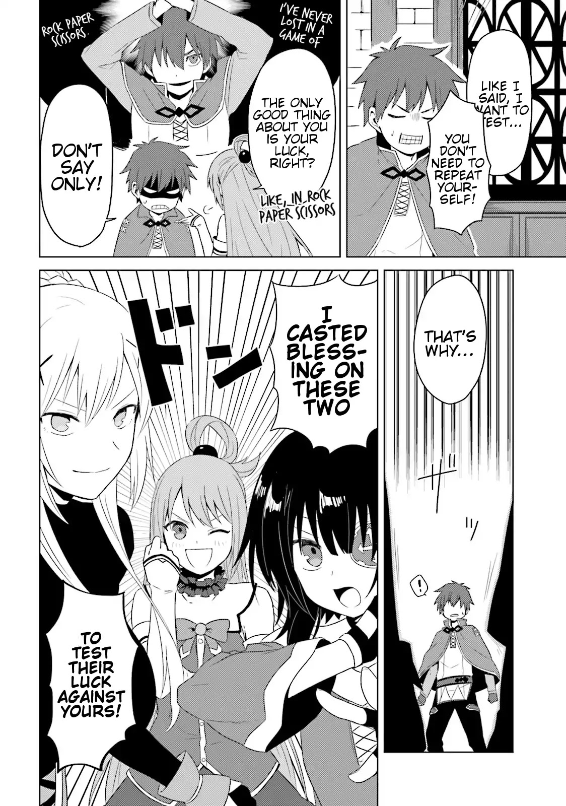 Kono Subarashii Sekai ni Nichijou wo! Chapter 18 page 2 - Chapter 18: Luck in This Everyday Life!