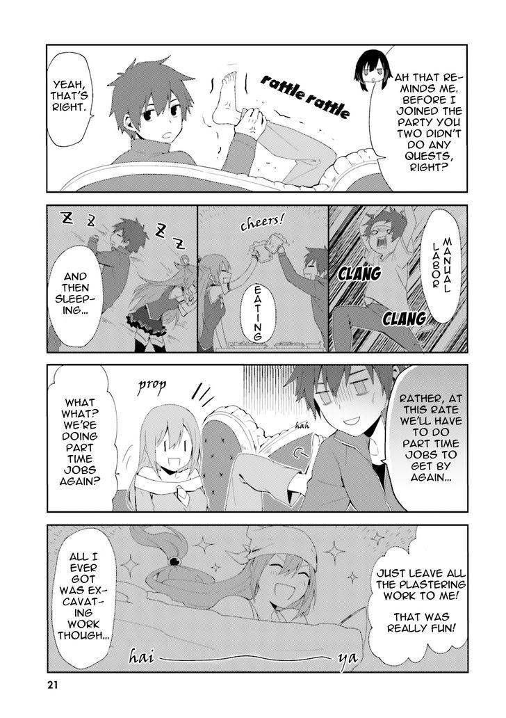 Kono Subarashii Sekai ni Nichijou wo! Chapter 2 page 3 - Chapter 2 : A Part-time Job in this Everyday Life!