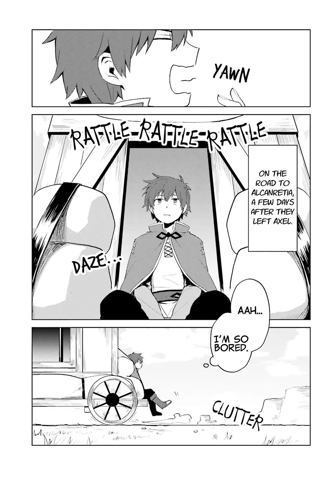 Kono Subarashii Sekai ni Nichijou wo! Chapter 20 page 1 - Chapter 20: Travel in This Everyday Life!
