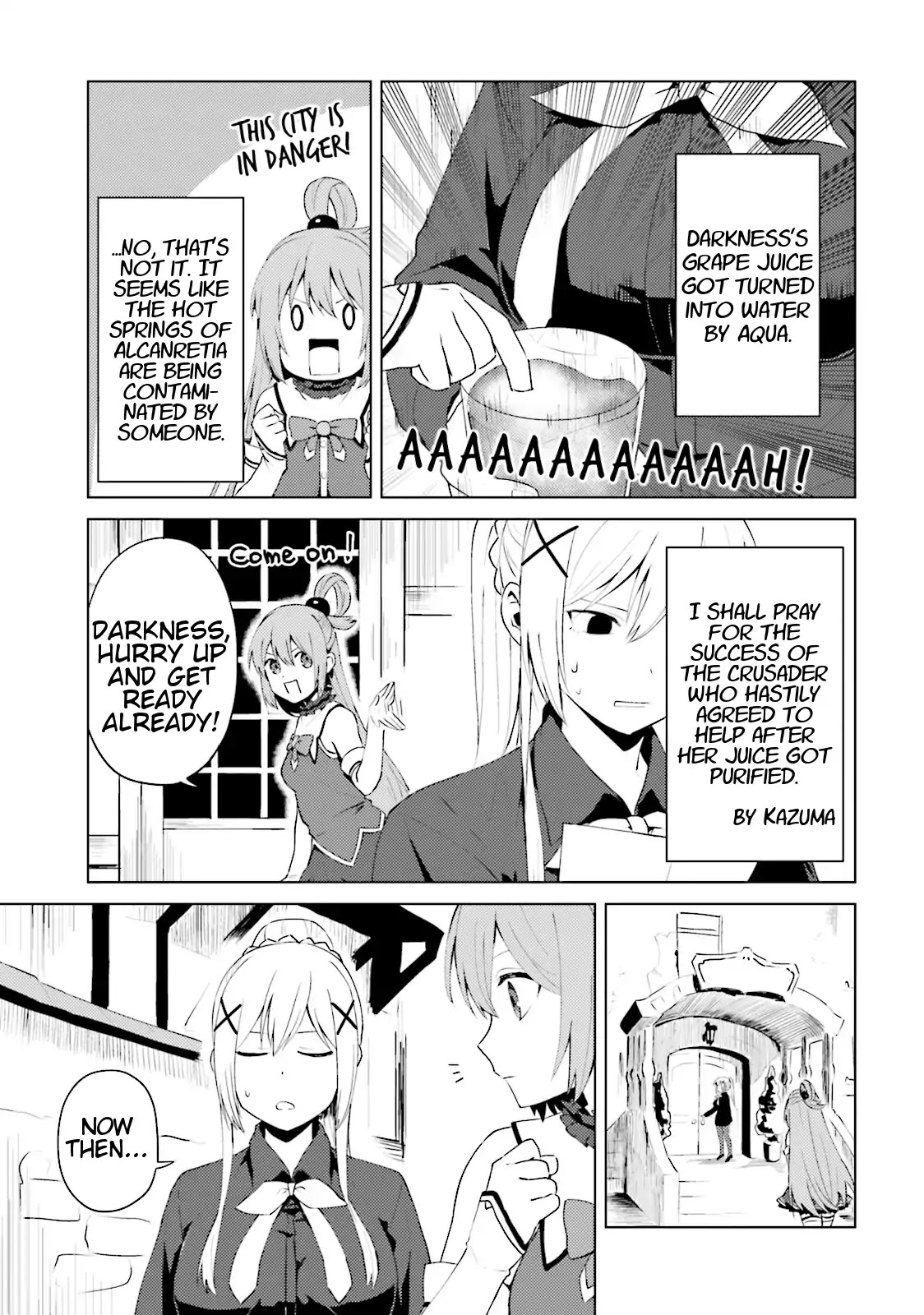 Kono Subarashii Sekai ni Nichijou wo! Chapter 21 page 1 - Chapter 21: Purification in This Everyday Life!