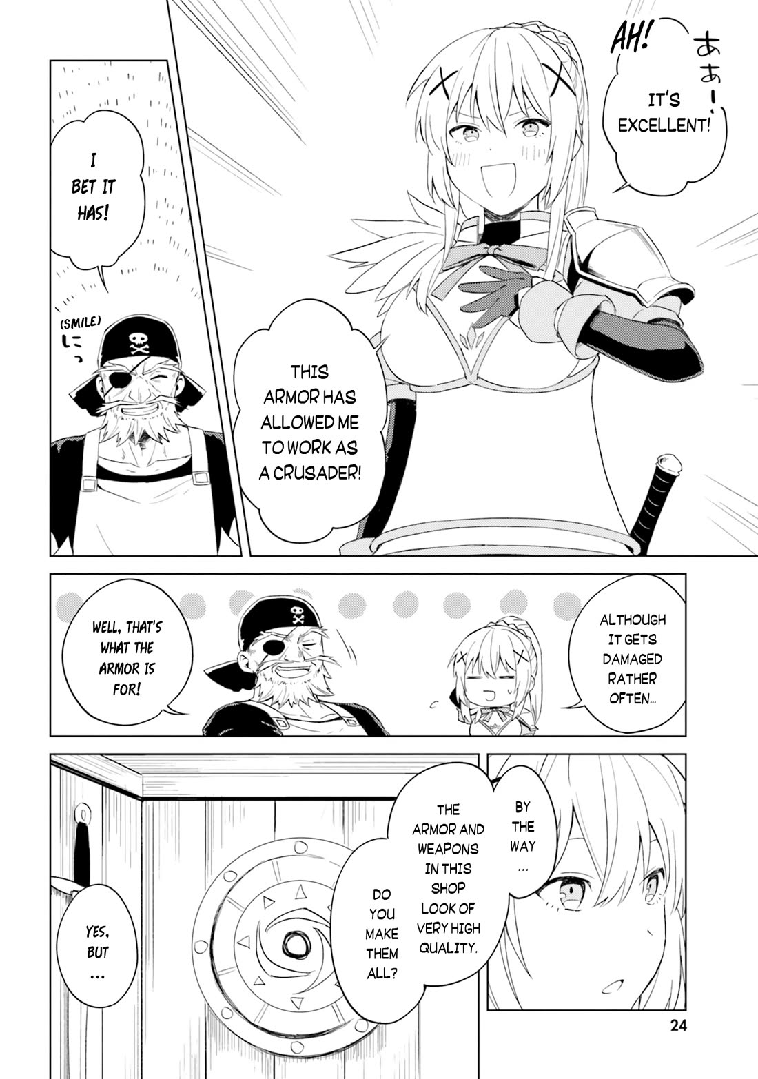 Kono Subarashii Sekai ni Nichijou wo! Chapter 23 page 7 - Chapter 23: A blacksmith in this everyday life!