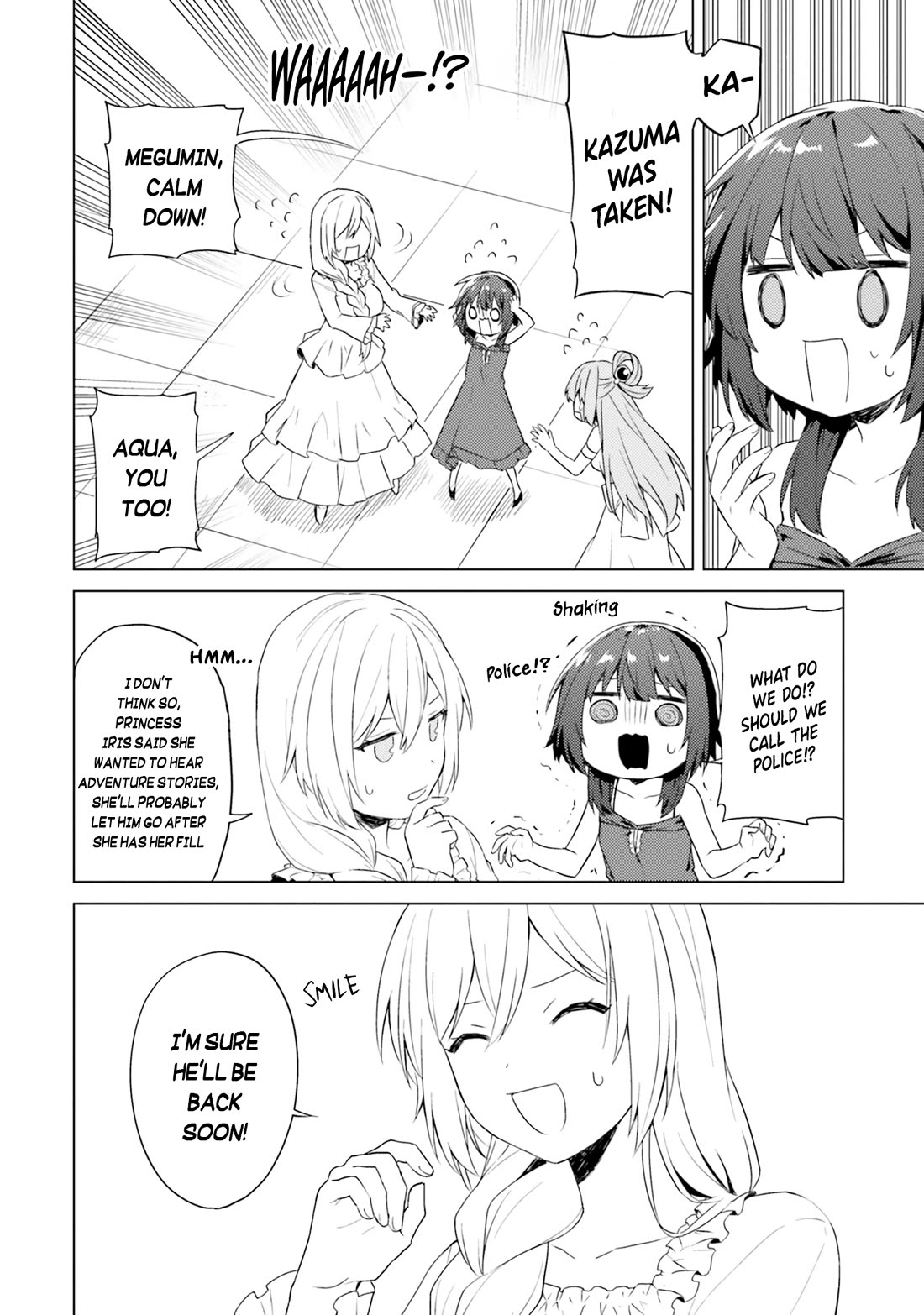 Kono Subarashii Sekai ni Nichijou wo! Chapter 29 page 3 - Chapter 29: Going Back Home in This Everyday Life!