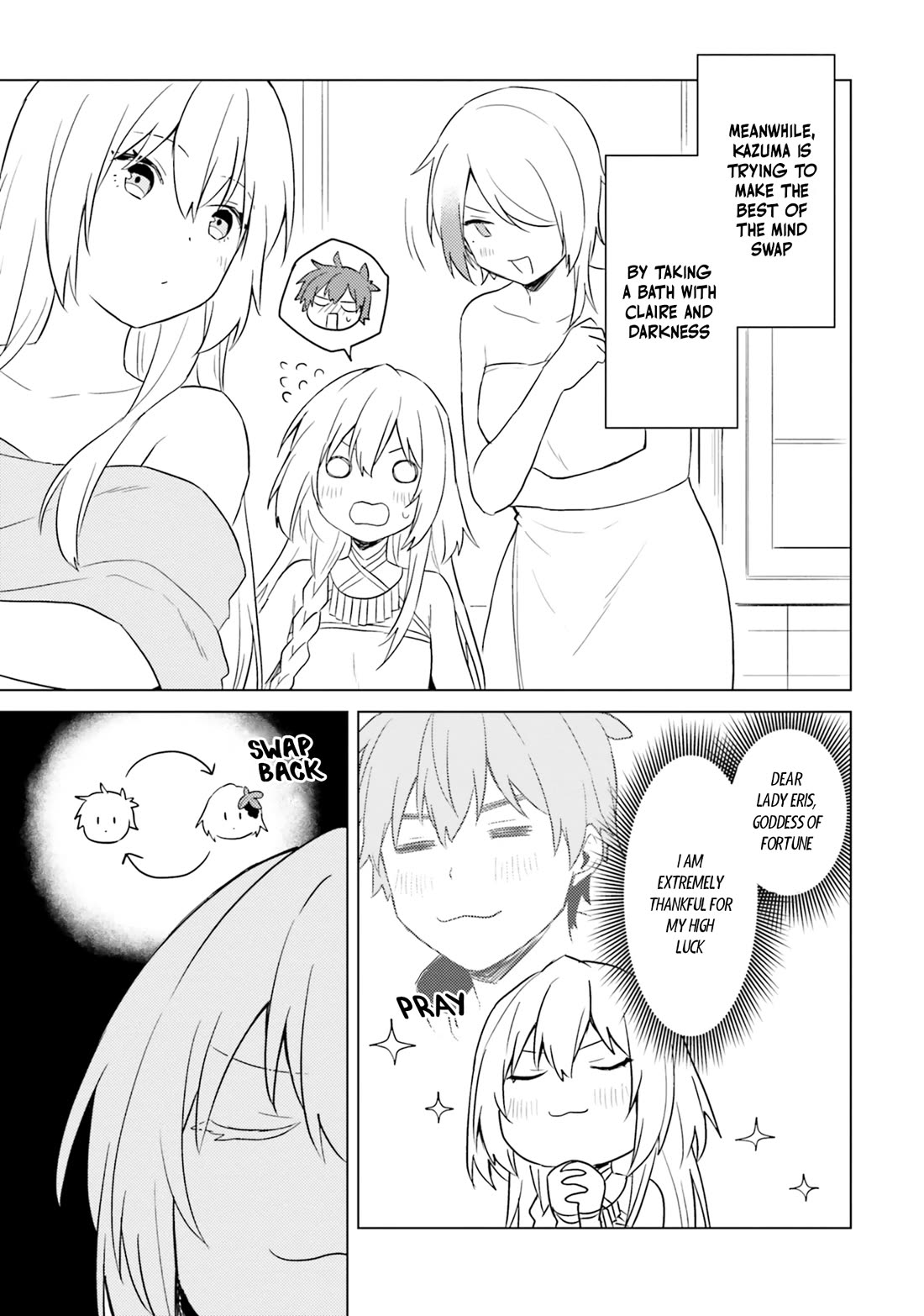 Kono Subarashii Sekai ni Nichijou wo! Chapter 31 page 18 - Chapter 31: Body Swapping in This Everyday Life!