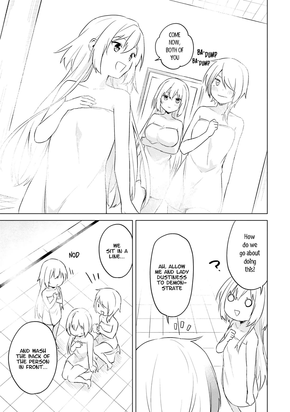 Kono Subarashii Sekai ni Nichijou wo! Chapter 32 page 9 - Chapter 32: Bathing in This Everyday Life! [END]