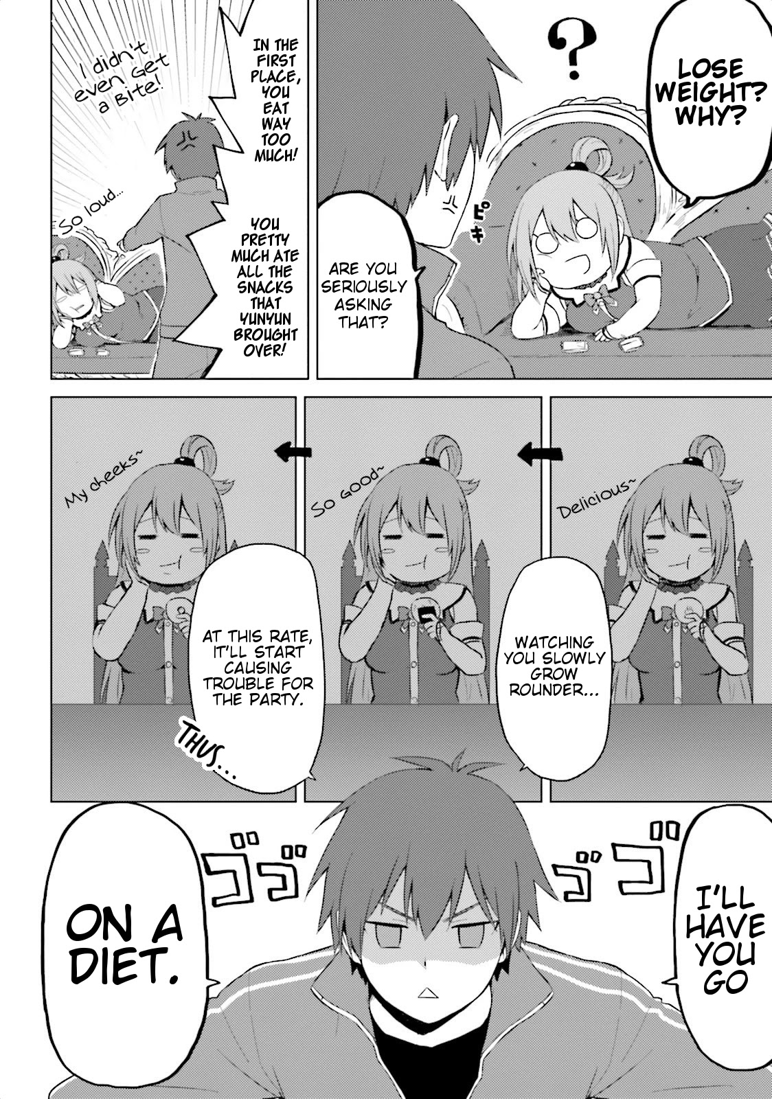 Kono Subarashii Sekai ni Nichijou wo! Chapter 9 page 2 - Chapter 9: Diet In This Everyday Life!