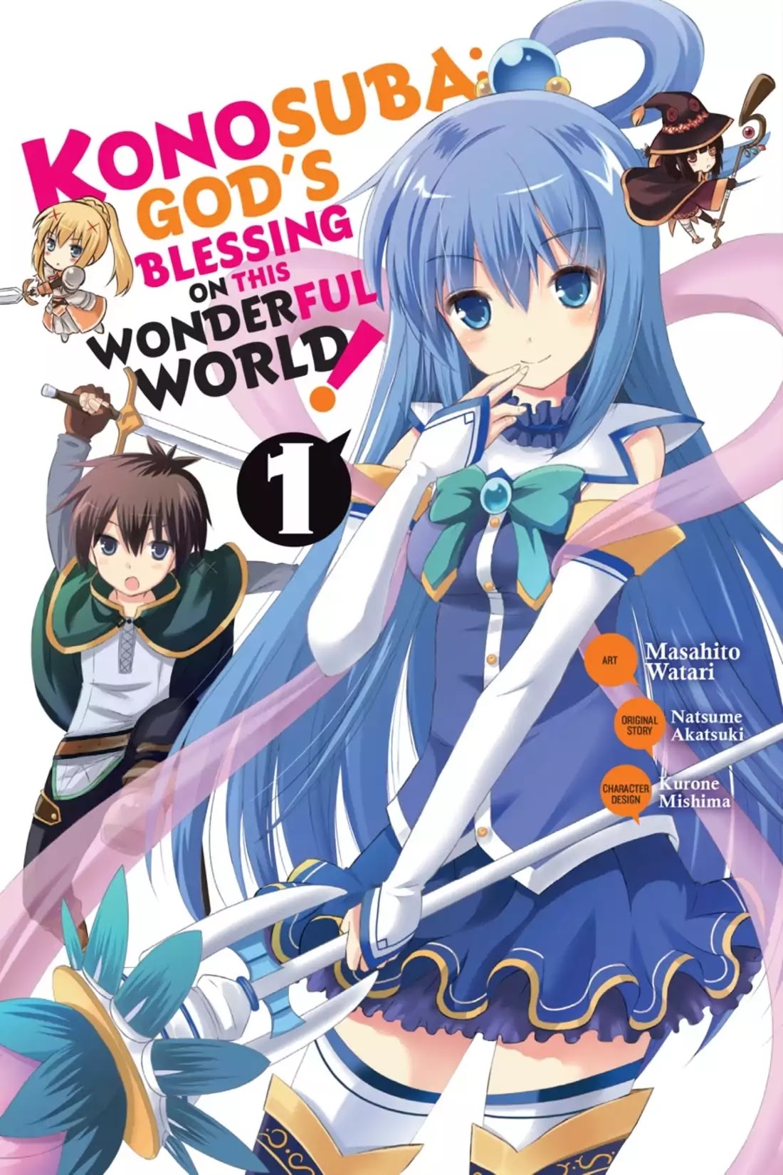 Kono Subarashii Sekai ni Shukufuku o! Chapter 1 page 1 - Chapter 1: May I Go to a New World with This Self-Proclaimed Goddess!