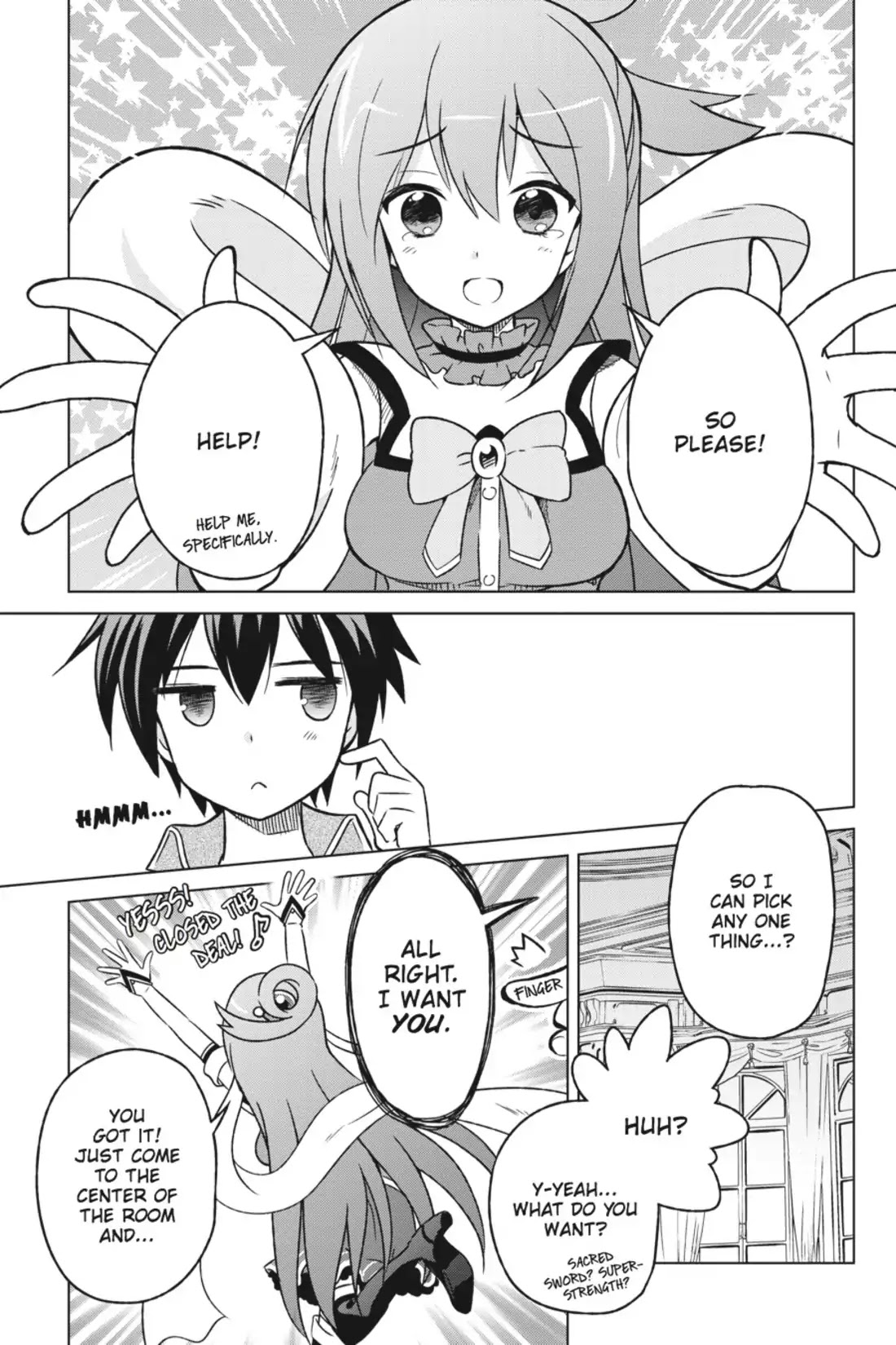 Kono Subarashii Sekai ni Shukufuku o! Chapter 1 page 17 - Chapter 1: May I Go to a New World with This Self-Proclaimed Goddess!