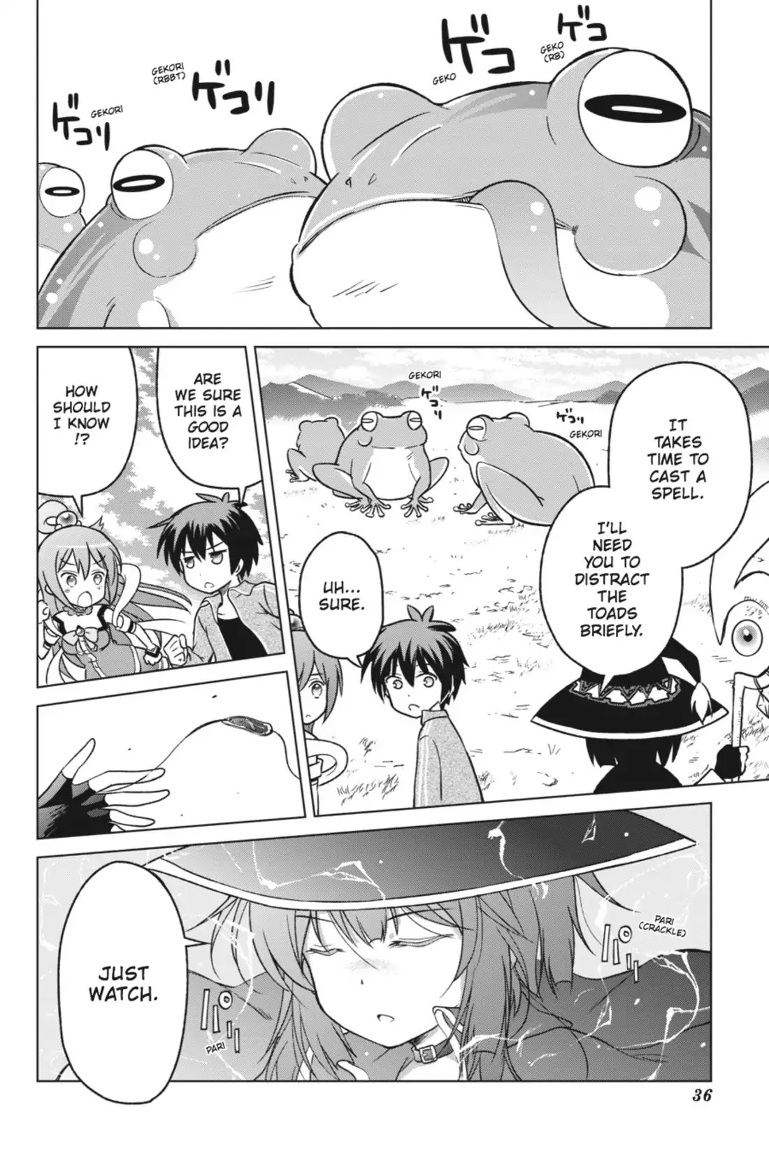 Kono Subarashii Sekai ni Shukufuku o! Chapter 1 page 36 - Chapter 1: May I Go to a New World with This Self-Proclaimed Goddess!