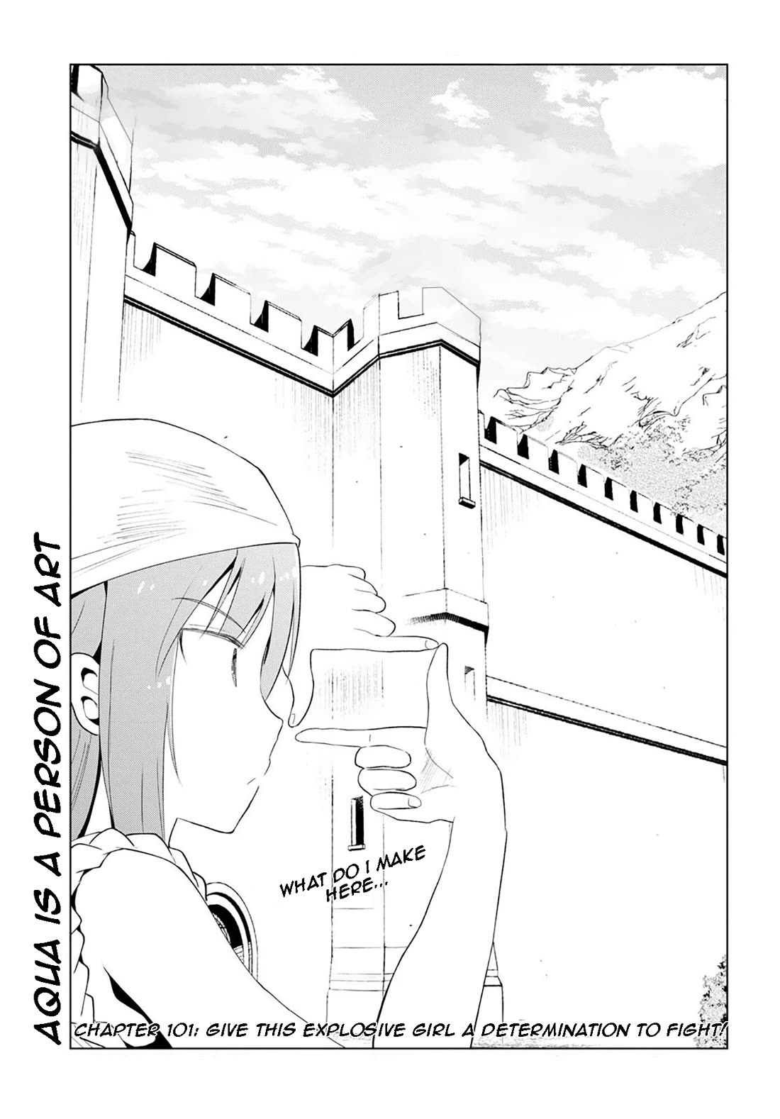 Kono Subarashii Sekai ni Shukufuku o! Chapter 101 page 1 - Chapter 101: Give this explosive girl a determination to fight!