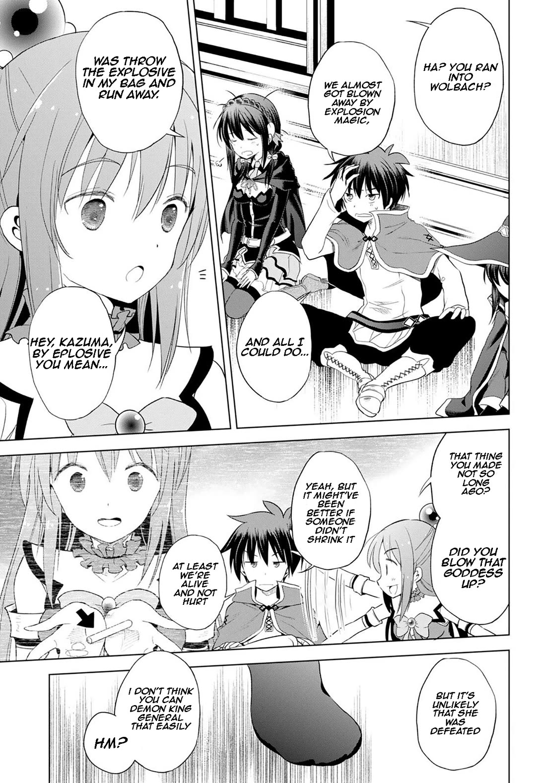 Kono Subarashii Sekai ni Shukufuku o! Chapter 101 page 3 - Chapter 101: Give this explosive girl a determination to fight!