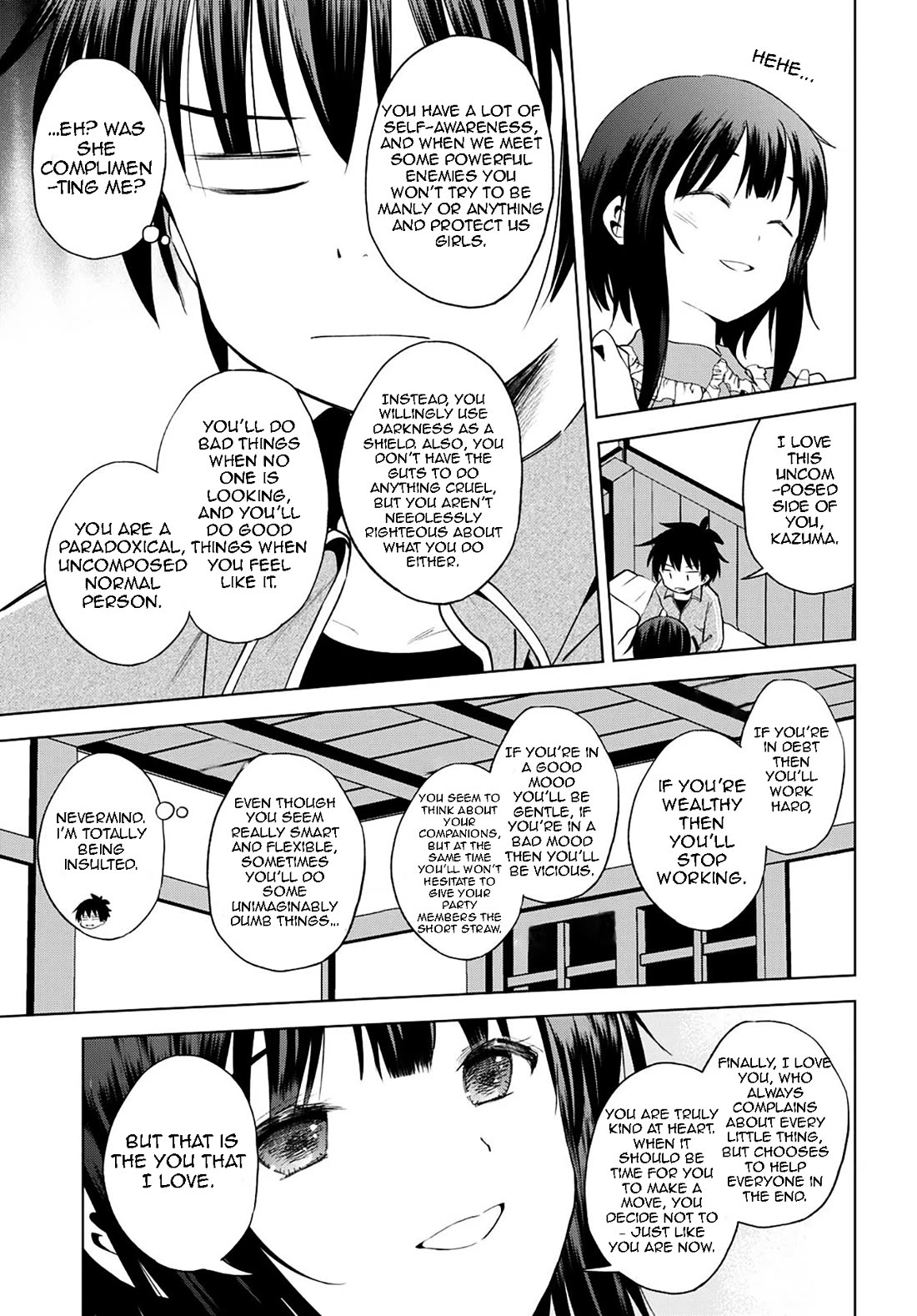 Kono Subarashii Sekai ni Shukufuku o! Chapter 102 page 34 - Chapter 102: Blaze the evil goddess!