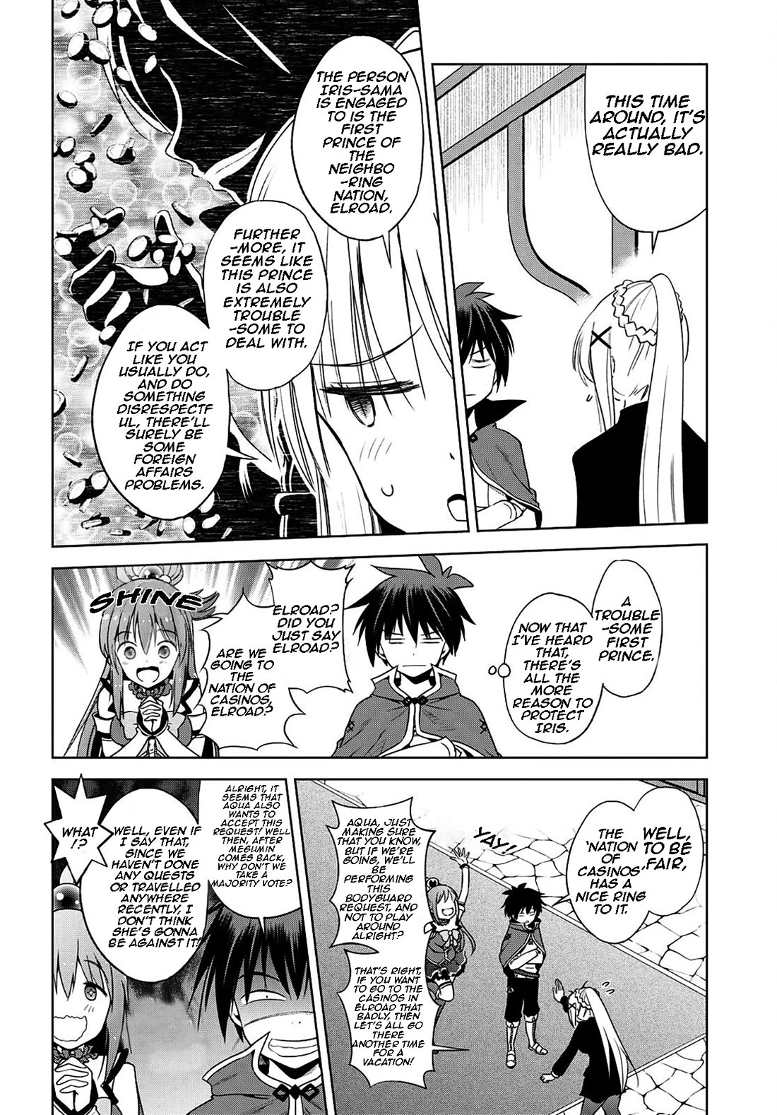 Kono Subarashii Sekai ni Shukufuku o! Chapter 104 page 13 - Chapter 104: Let's say 'no' to this unexpected arranged marriage!