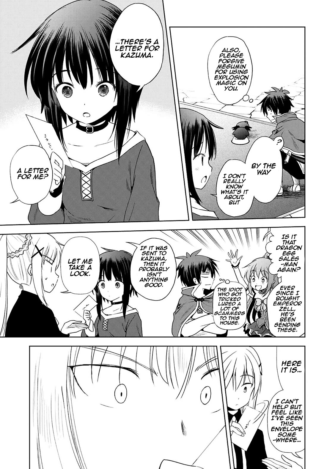 Kono Subarashii Sekai ni Shukufuku o! Chapter 104 page 4 - Chapter 104: Let's say 'no' to this unexpected arranged marriage!