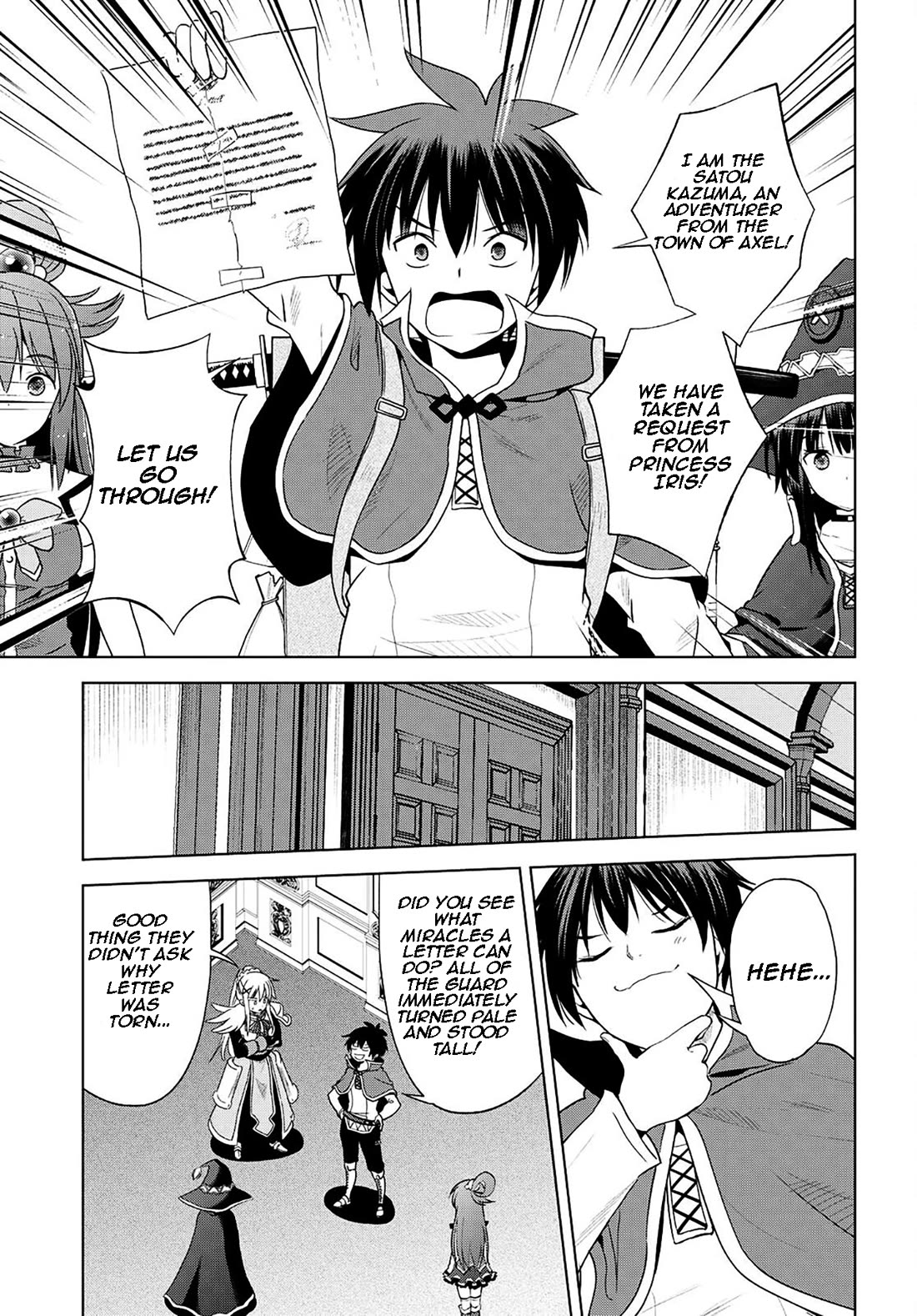 Kono Subarashii Sekai ni Shukufuku o! Chapter 105 page 4 - Chapter 105: Let this collusion break this engagement!