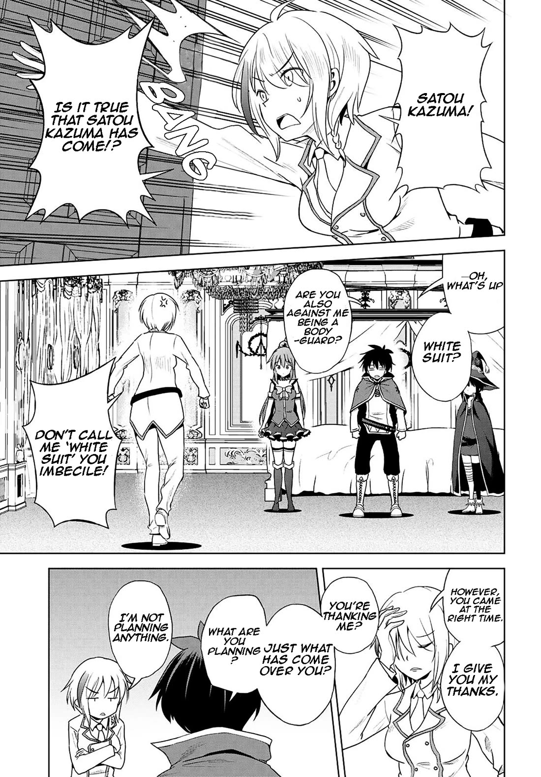 Kono Subarashii Sekai ni Shukufuku o! Chapter 105 page 8 - Chapter 105: Let this collusion break this engagement!