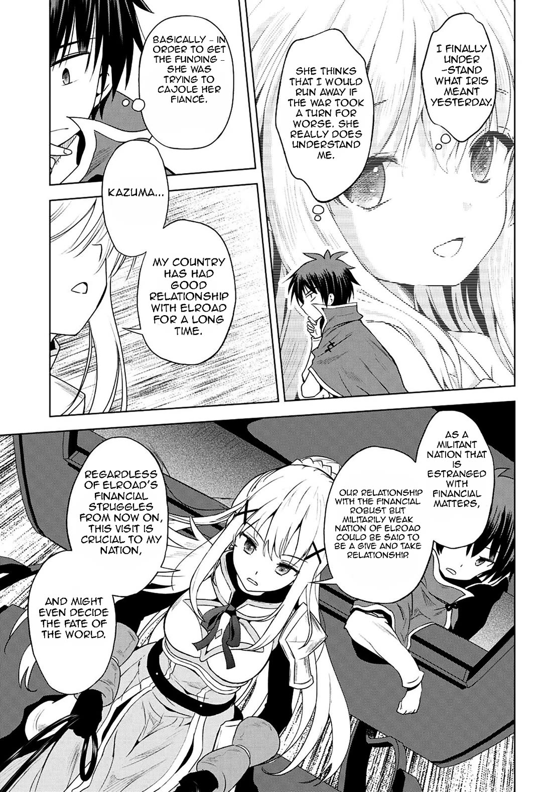 Kono Subarashii Sekai ni Shukufuku o! Chapter 106 page 30 - Chapter 106: Let this collusion break this engagement! 2