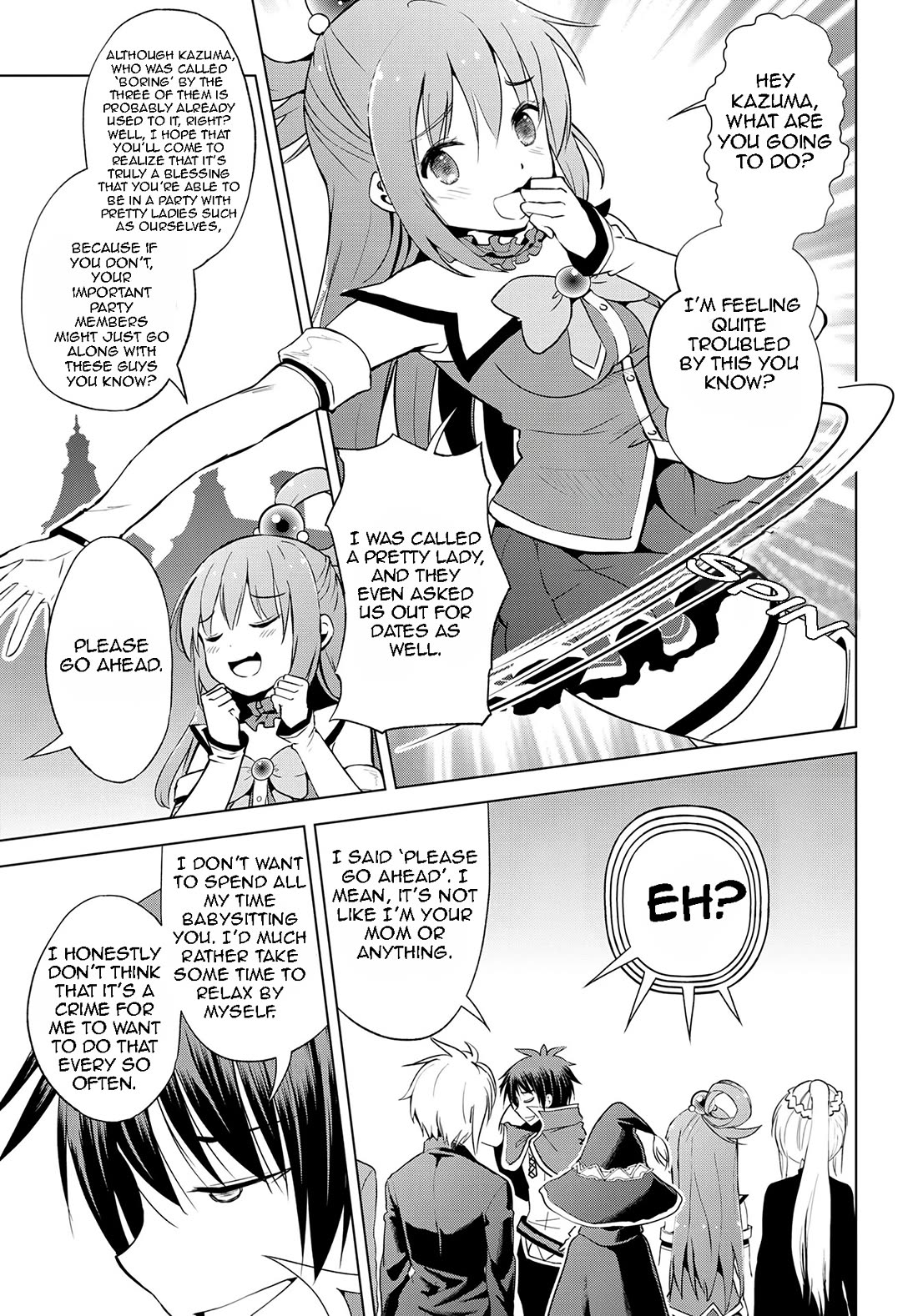 Kono Subarashii Sekai ni Shukufuku o! Chapter 107 page 10 - Chapter 107: Let those nobles babysit our troublemakers!