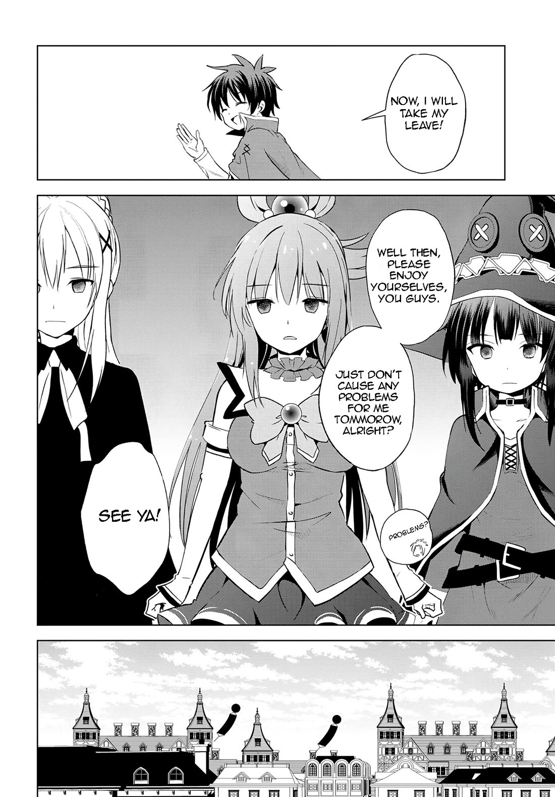Kono Subarashii Sekai ni Shukufuku o! Chapter 107 page 13 - Chapter 107: Let those nobles babysit our troublemakers!
