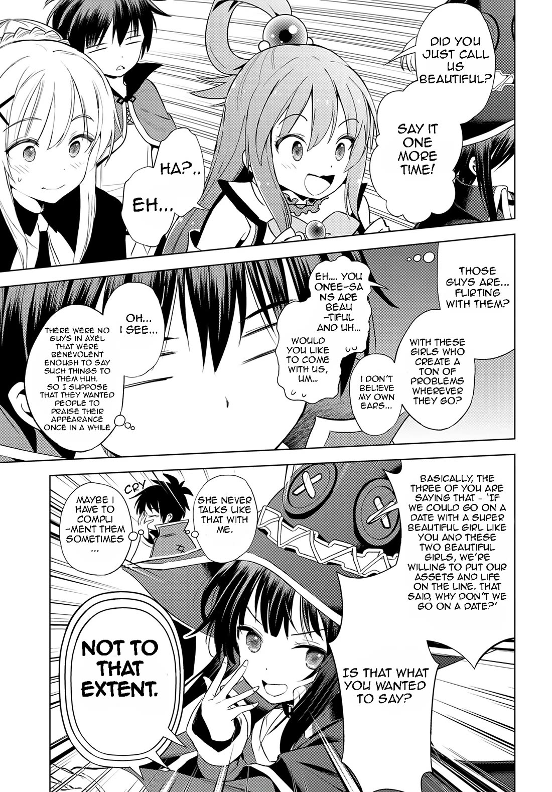 Kono Subarashii Sekai ni Shukufuku o! Chapter 107 page 8 - Chapter 107: Let those nobles babysit our troublemakers!
