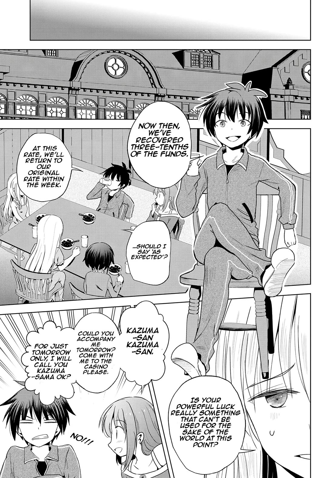Kono Subarashii Sekai ni Shukufuku o! Chapter 111 page 10 - Chapter 111: Let us defeat this greedy prince!