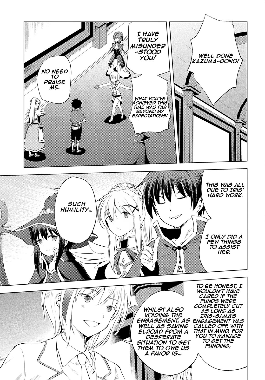 Kono Subarashii Sekai ni Shukufuku o! Chapter 117 page 4 - Chapter 117: Let's awaken this lolicon NEET!