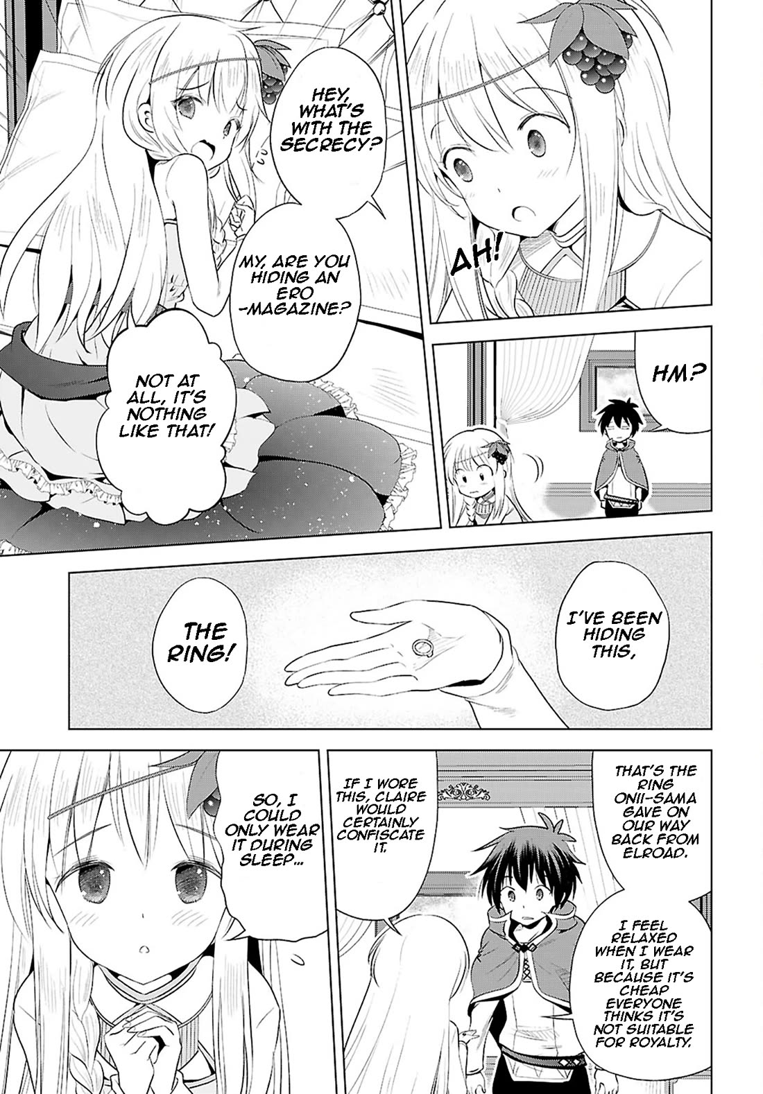 Kono Subarashii Sekai ni Shukufuku o! Chapter 118 page 12 - Chapter 118: Let's awaken this lolicon NEET! 2