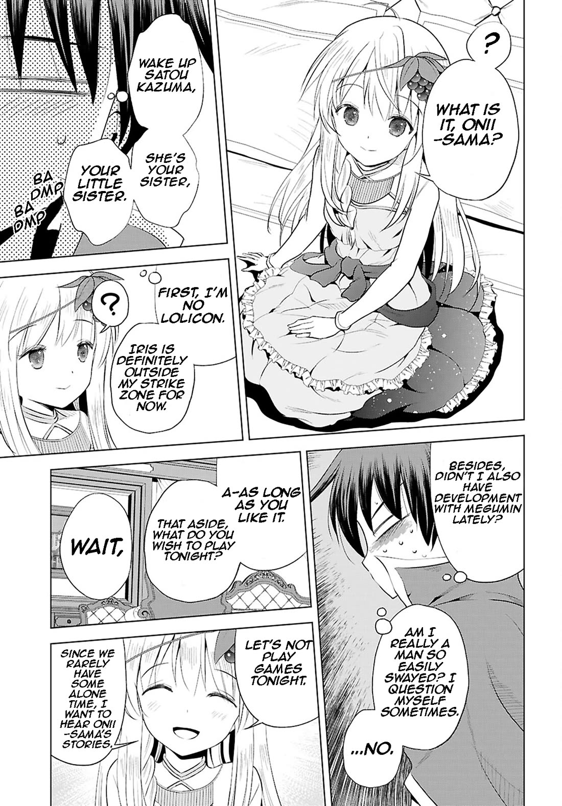 Kono Subarashii Sekai ni Shukufuku o! Chapter 118 page 14 - Chapter 118: Let's awaken this lolicon NEET! 2