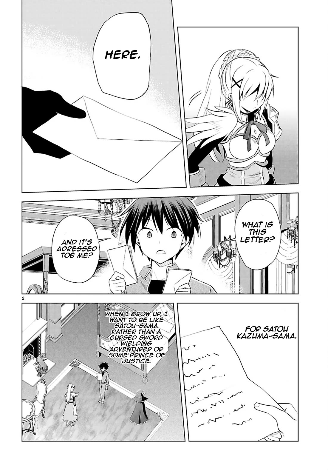 Kono Subarashii Sekai ni Shukufuku o! Chapter 118 page 5 - Chapter 118: Let's awaken this lolicon NEET! 2