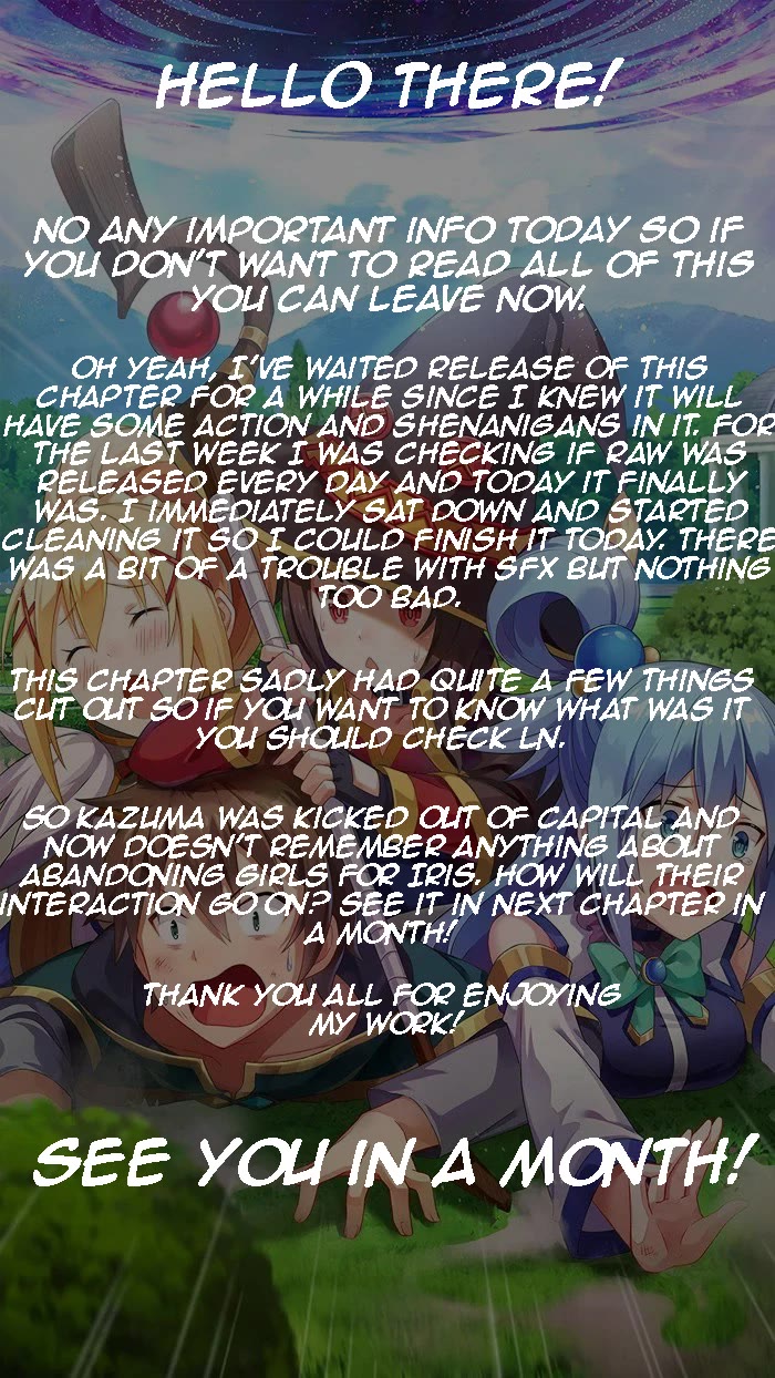 Kono Subarashii Sekai ni Shukufuku o! Chapter 119 page 28 - Chapter 119: Let's punish this selfish runaway!