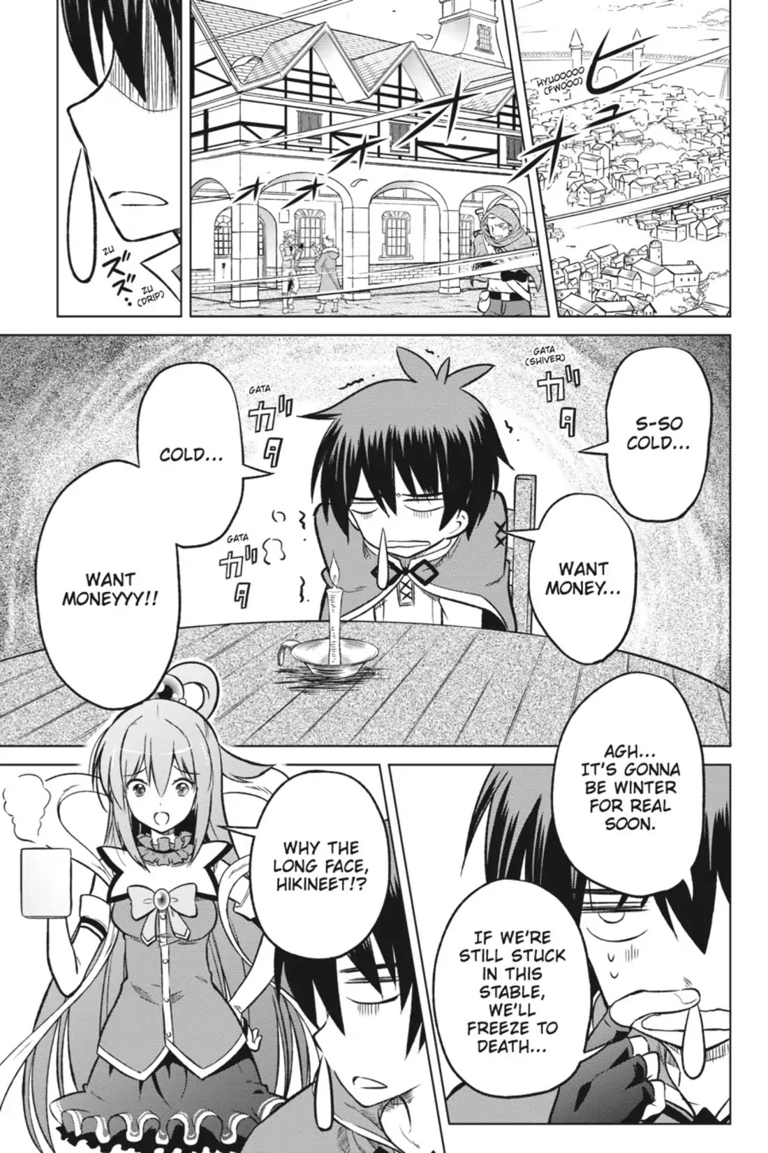 Kono Subarashii Sekai ni Shukufuku o! Chapter 12 page 3 - Chapter 12: May I Have Good Luck with This Rebirth!