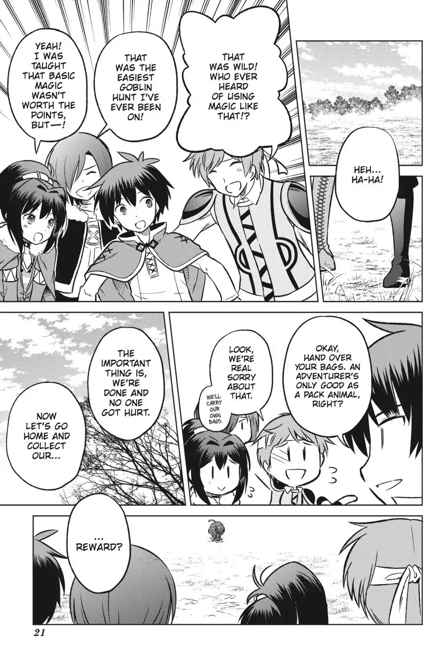 Kono Subarashii Sekai ni Shukufuku o! Chapter 13 page 22 - Chapter 13: May I Trade with These True Friends!