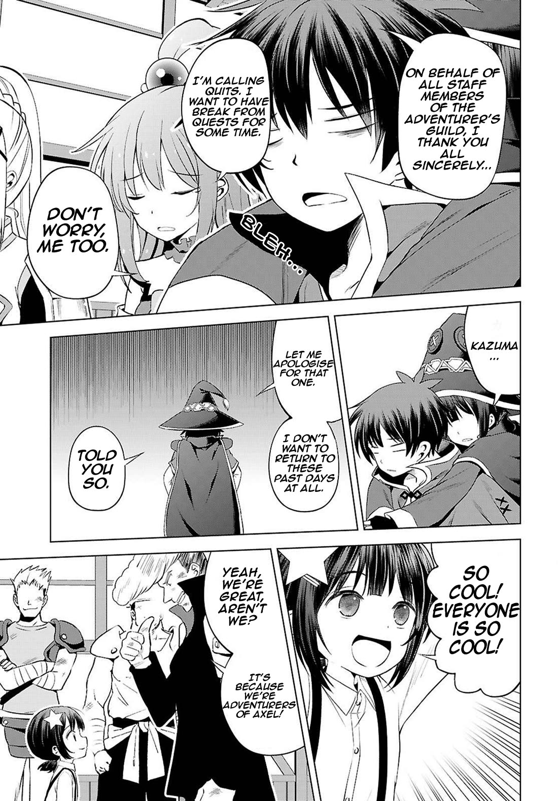 Kono Subarashii Sekai ni Shukufuku o! Chapter 131 page 4 - Chapter 131: Returning to old ways with these adventurers! 2