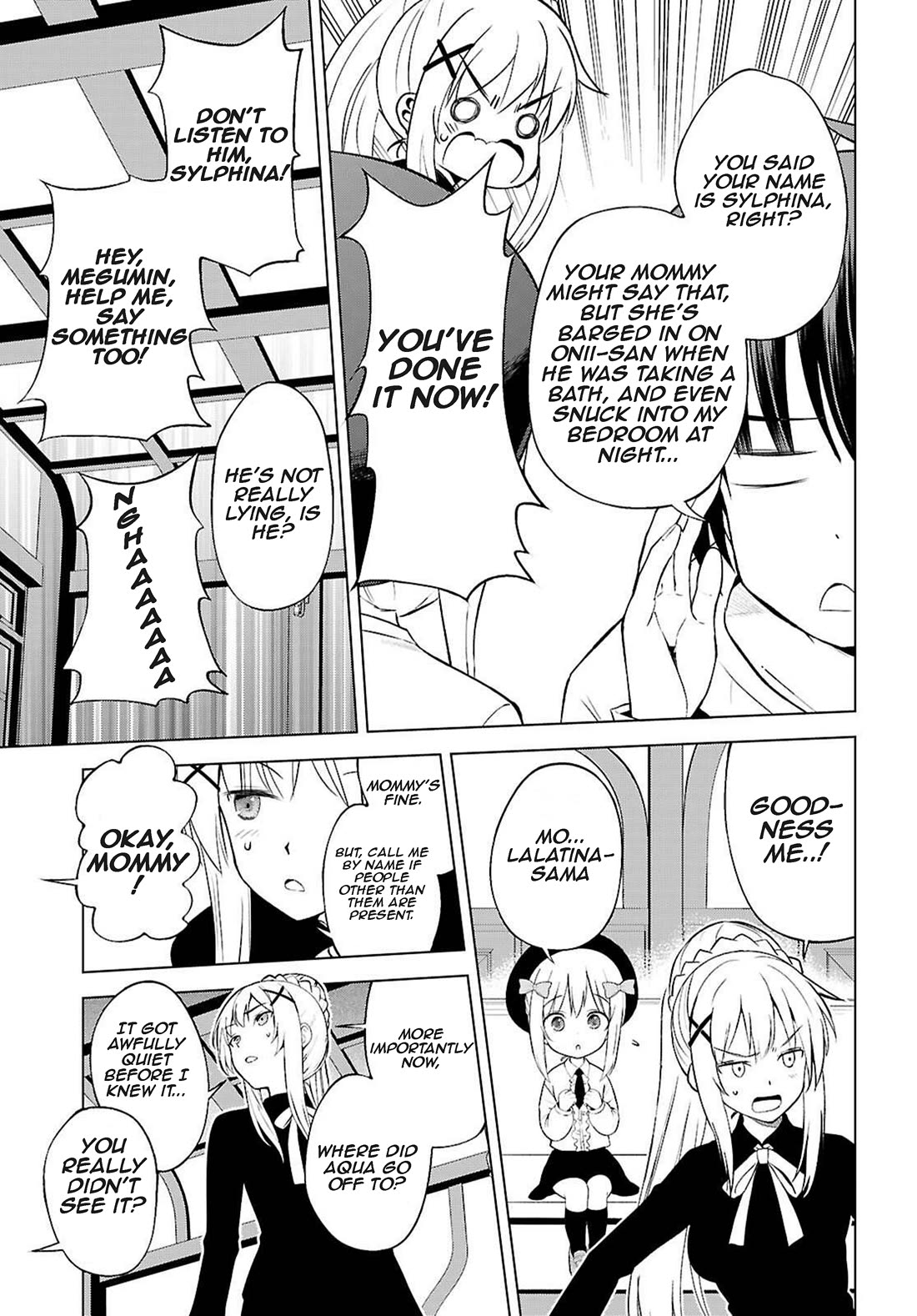 Kono Subarashii Sekai ni Shukufuku o! Chapter 132 page 10 - Chapter 132: Rest for this illegitimate child! 1