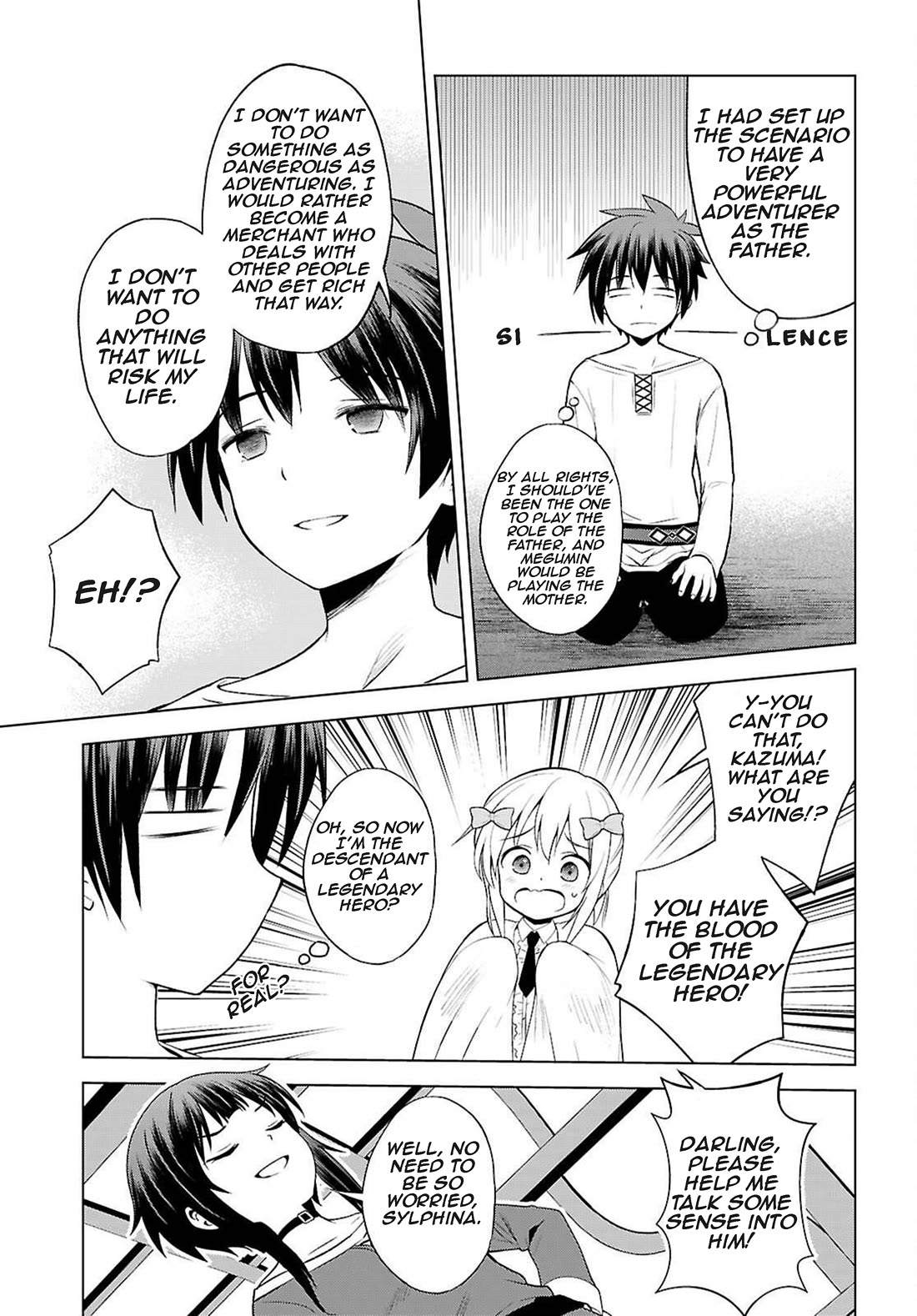 Kono Subarashii Sekai ni Shukufuku o! Chapter 132 page 14 - Chapter 132: Rest for this illegitimate child! 1